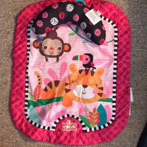 Bright starts activity play mat,and support pillow